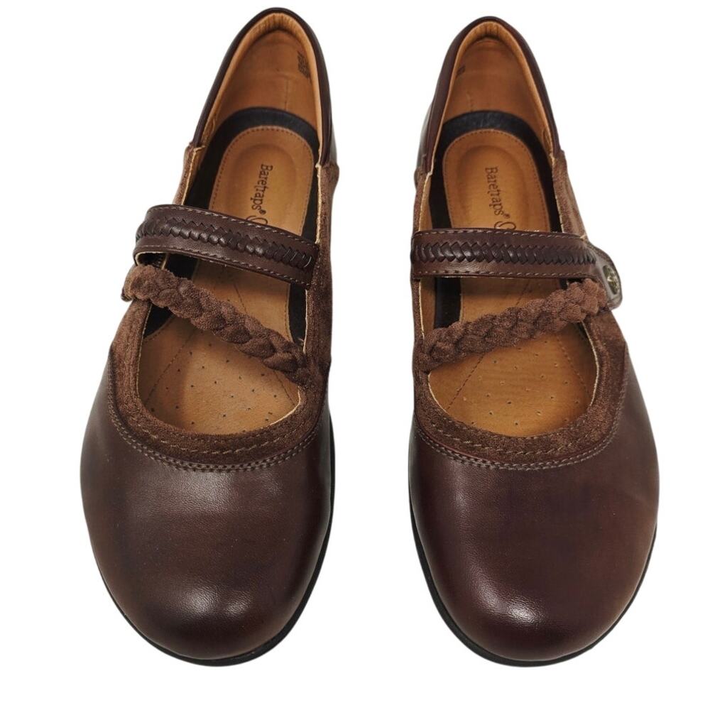 Baretraps Nafila Brown Mary Jane Work Wear Casual Women's Shoes 10M